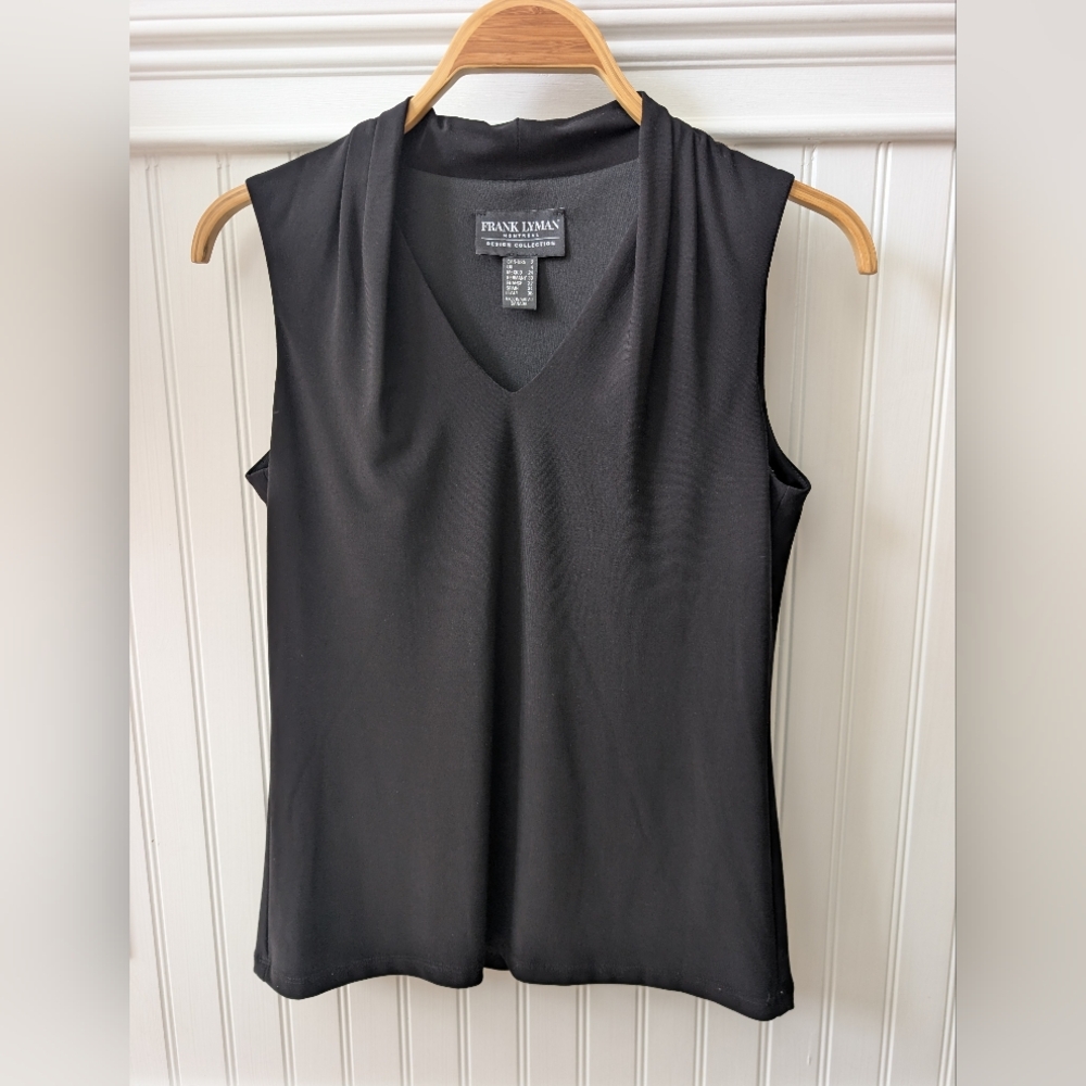 Frank Lyman Design Black Sleeveless Top